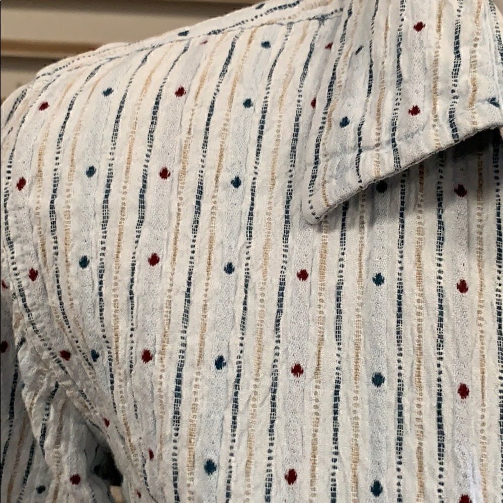 Columbia long sleeve button up top cotton blend - Picture 5 of 8